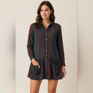 Vintage Brazilian Colorful Plaid Garment M